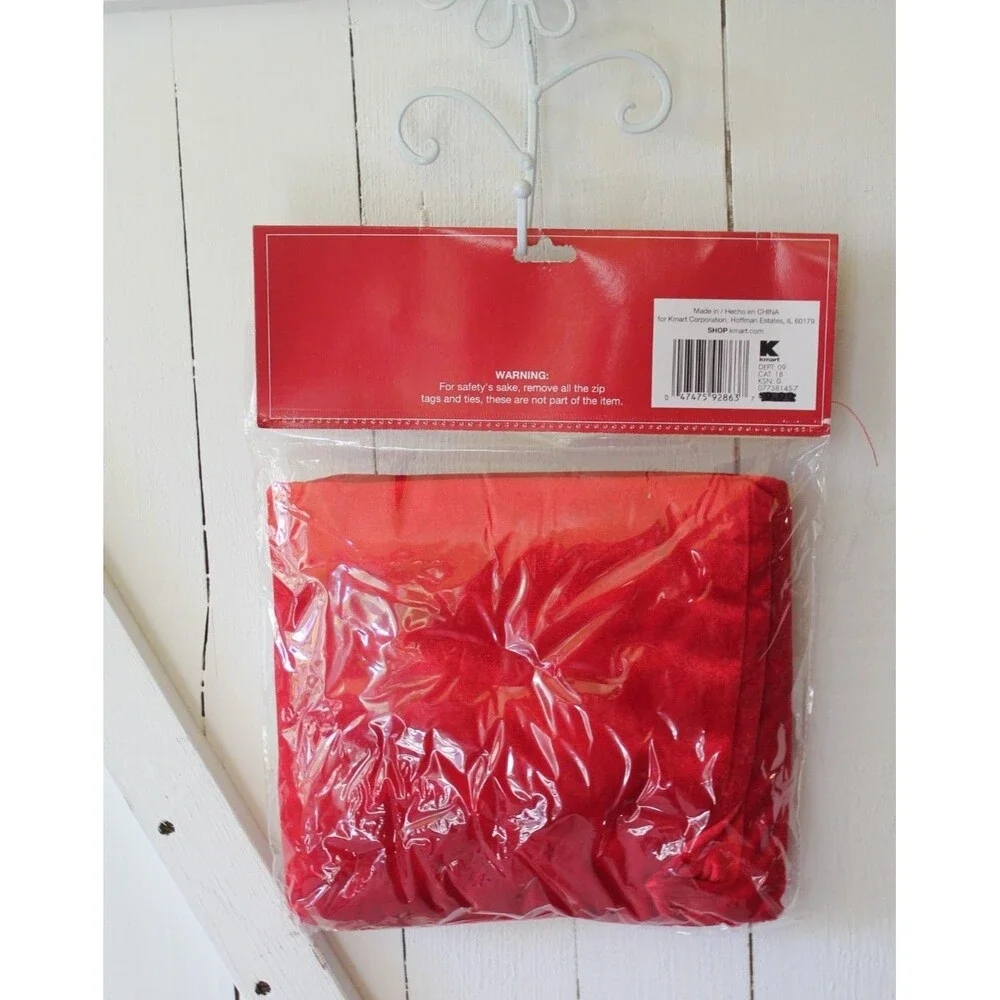 Trim A Home 3ft Santa Sack 36-inch x 27.5-inch New Velvet Touch-Unopened